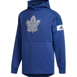 Adidas Nhl Player Pullover Hood Sr Maple Leafs