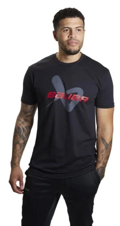Bauer Lockup T-Shirt Sr