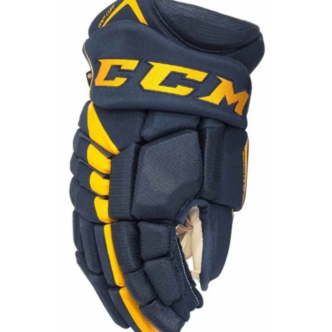 Ccm Gloves Jetspeed Ft4 Jr Navy/Sunflower