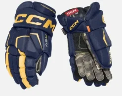 Ccm Gloves Tacks As-V Sr Navy/Sunflower