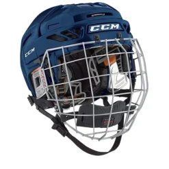 Ccm Hockey Helmet Fitlite 3Ds Combo Blue