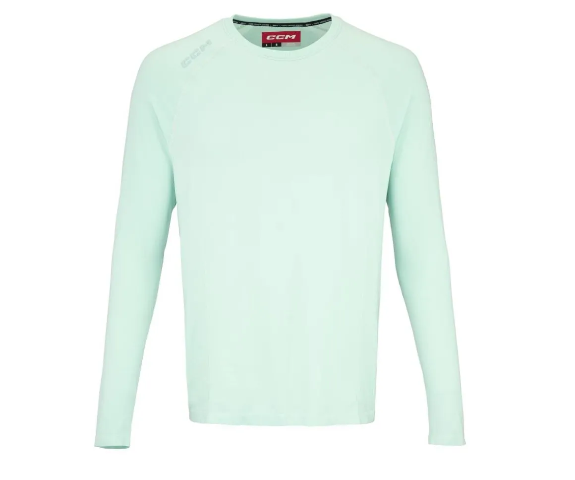 Ccm Shirt Long Sleeve Training Sr Seafoam